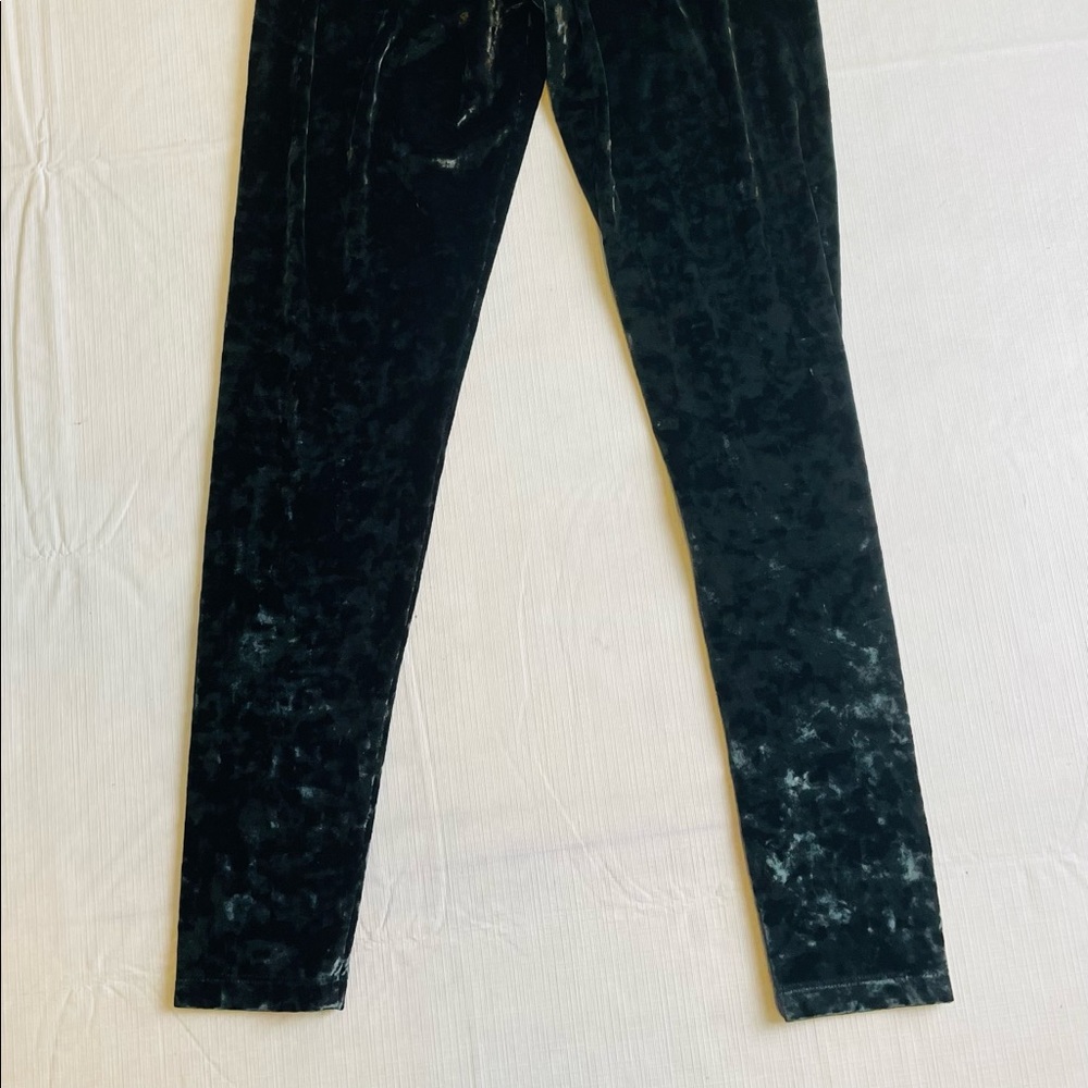 PINK Victoria's Secret Black Velvet Legging - Picture 3 of 8